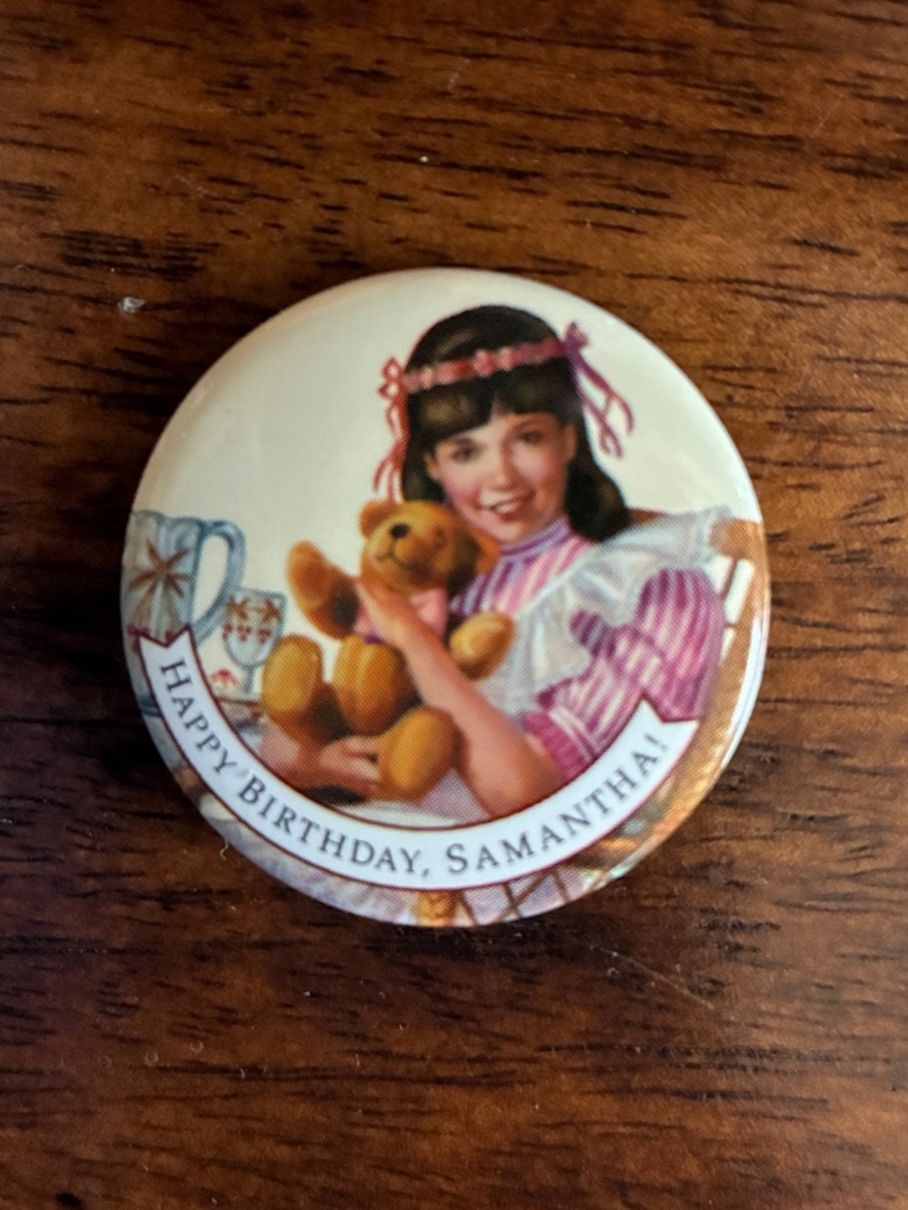 Pleasant Company / American Girl - Happy Birthday Samantha Pin